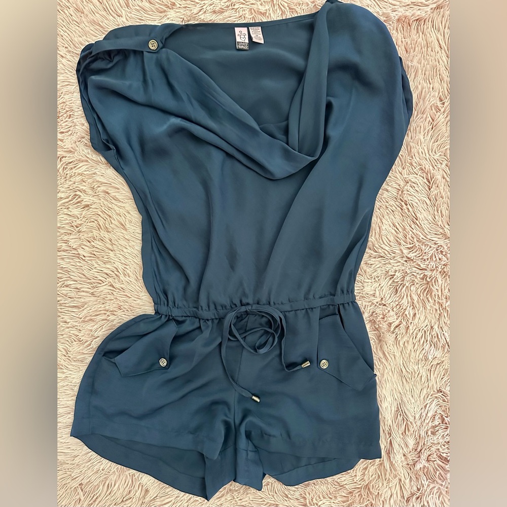 Navy Blue Romper